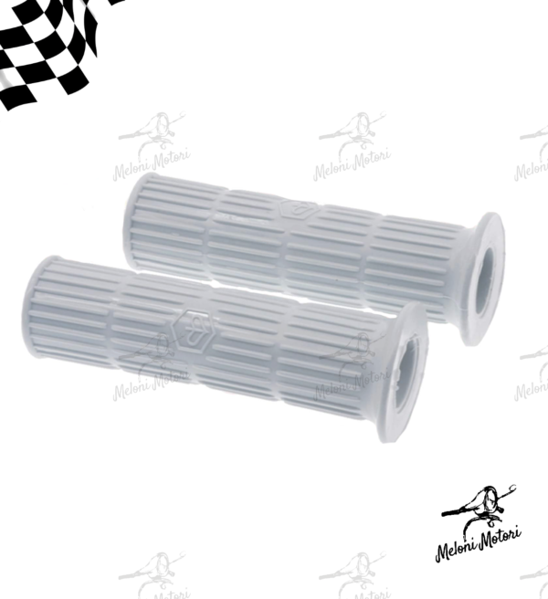 COPPIA MANOPOLE GRIGIA PER PIAGGIO VESPA 125/150/200 PX PE SUPER SPRINT RALLY