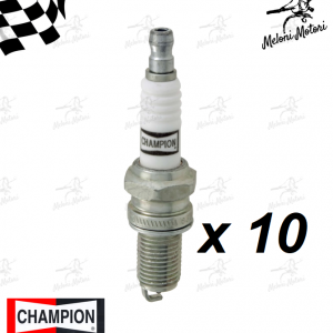 kit 10 candele champion passo corto l82c (ngk br7hs) vespa PX 125/150/200 e serie Arcobaleno