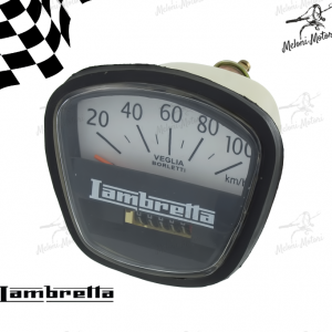 Contachilometri Lambretta Dl 125 scala 100 con logo innocenti