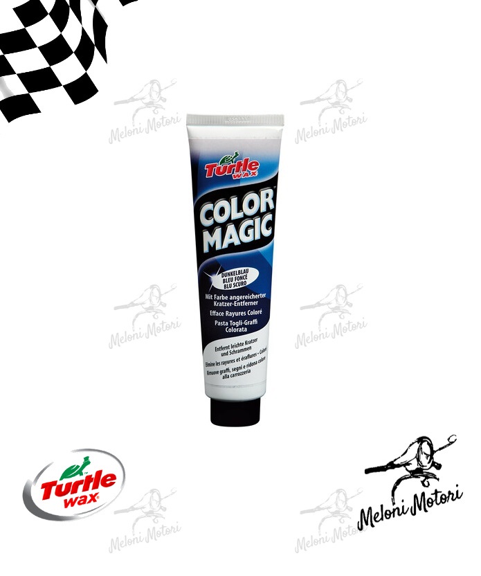 turtle wax Pasta togli-graffi polish auto arricchita con colore - 150 ml -  Blu - Meloni Motori