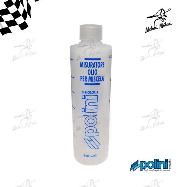 MISURINO DOSATORE OLIO MISCELA POLINI GRADUATO CON TAPPO VESPA SCOOTER 250ML